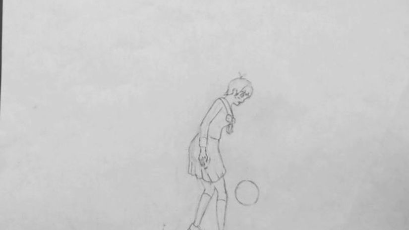 Juggling walk cycle